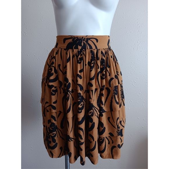 Anthropologie Dresses & Skirts - Anthropolgie Sariah Calligraphy Stroke Skirt